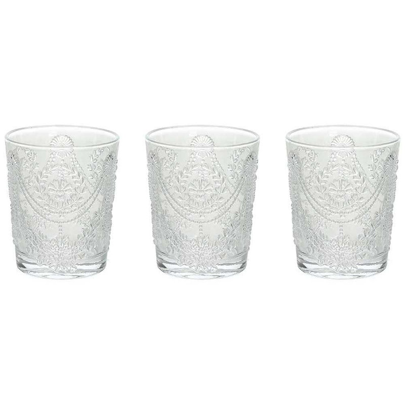 10 oz. Ensemble de verres à boire, Blanc
