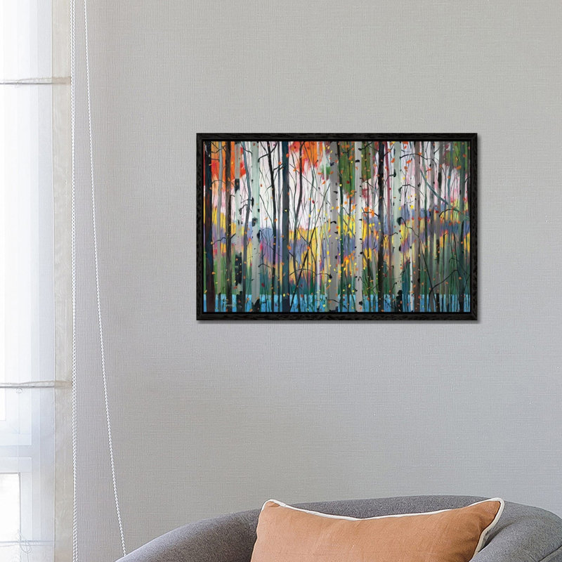 Lone Ranger by Graham Forsythe - Painting on Canvas, Black Floater Framed, 66.04 cm H x 45.72 cm W