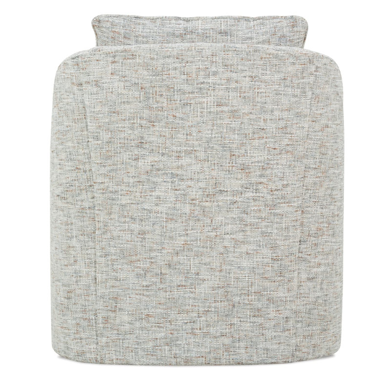 Hollins Swivel Chair, Gray Polyester