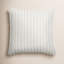 Coussin décoratif ivoire / naturel en lin à franges Bertie / Bert