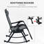 2 chaises berçantes d'extérieur 2 pièces-100021616