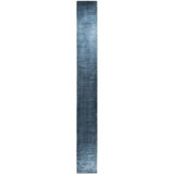 Overdyed One-of-a-Kind 2' 6" X 21' 3" Hand Knotted Area Rug