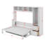 Grand lit escamotable avec placard et tiroirs-75144638