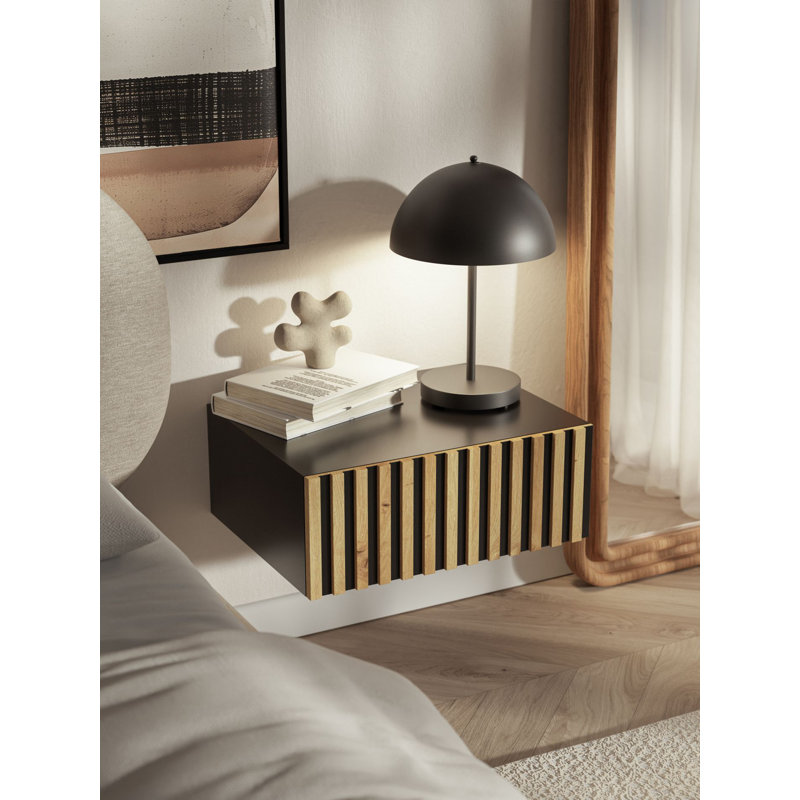 50cm W Manufactured Wood Bedside Table
