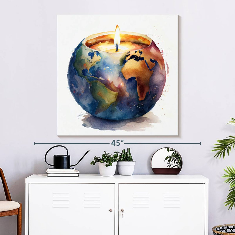 Khyia Climate Changing, 33" H x 33" W