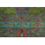 Tapis traditionnel vert en laine à motif médaillon 6 x 10