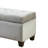 Lanpher Gray Storage Bench/ottoman