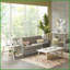 Mid-Century Two-Tone Coffee Table for Living Room, Solid Wood Frame &amp; MDF Storage Shelf