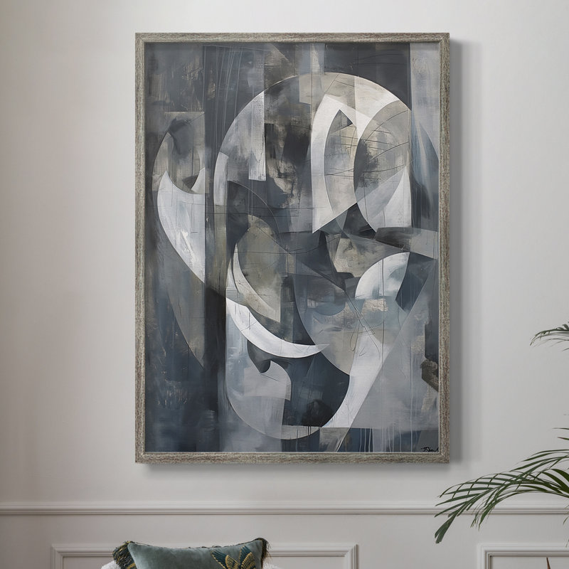 ABSTRACT Series CDL XXXVI, reproduction encadrée - bois massif, H 15 po x l 12 po