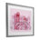 «Pastel Pink Book Lovers», reproduction encadrée sous verre, conception de Nina Jacobs