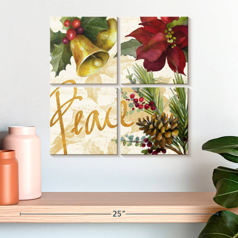 Poinsettia de Noël Lelend II, H 18 po x l 18 po
