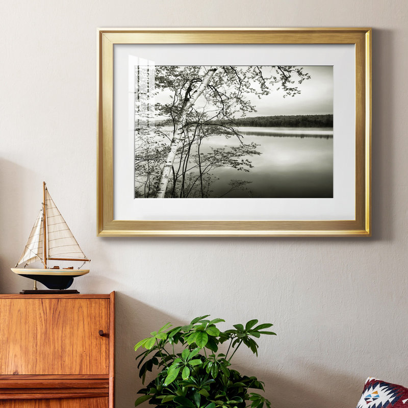 Adirondack Reflections, reproduction encadrée de qualité supérieure - prête à être accrochée, Or