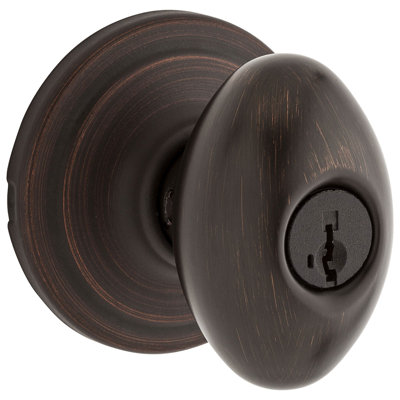 Laurel Keyed Door Knob with SmartKey®