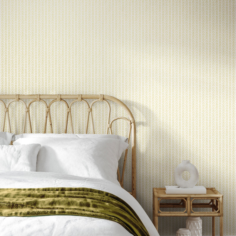 Cipriano 10m x 50cm Matte Wallpaper Roll, Gold