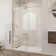Enigma-XO 50" W x 76" H Sliding Frameless Shower Door with Clear Max™ Technology