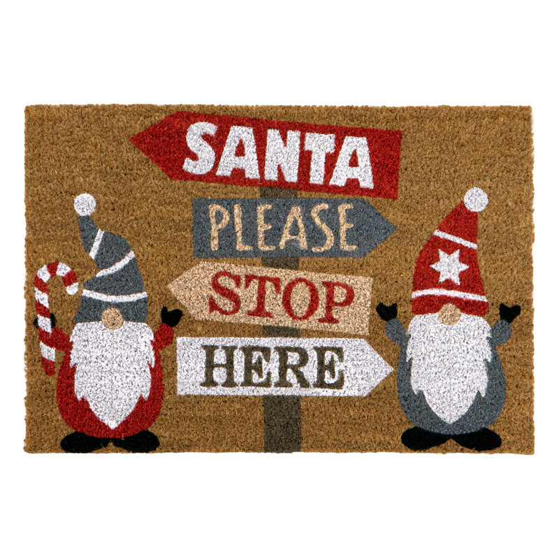Non-Slip Christmas Doormat