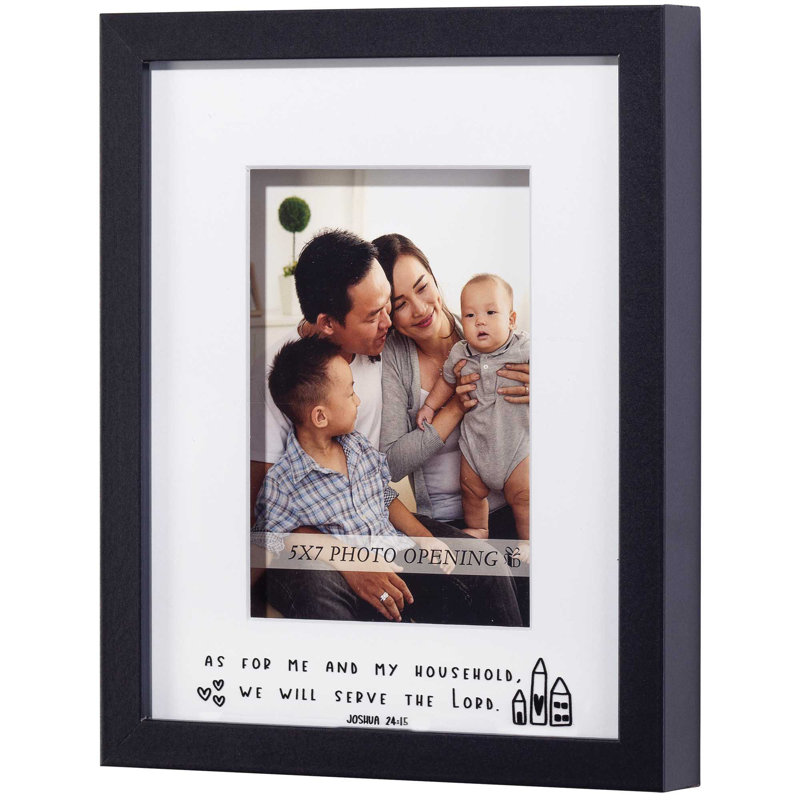 Ensemble de cadres photo simple en bois 5 po x 7 po Salum