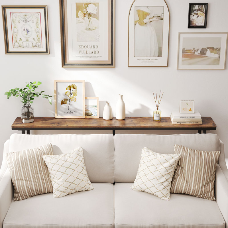 Modern Console Table, 32" H X 71" W x 8" D, No