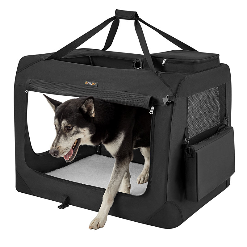 102x69x69cm Vehicle Travel Carrier, 69cm H x 102cm W x 69cm D, Black