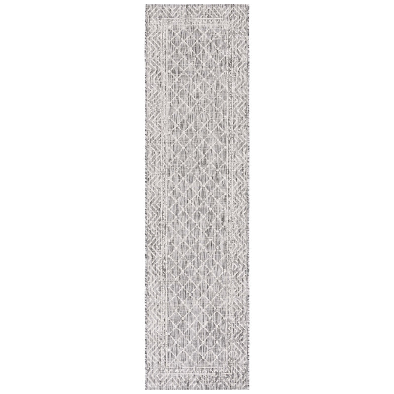 Courtyard Performance Geometric Indoor/Outdoor Area Rug, Runner 2'3" x 8'