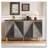 60" Retro Sideboard with Dimensional Effect Doors and Adjustable Shelves-754175199