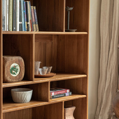 Medieval retro style bookcase