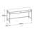 60" Metal Frame Writing Desk-843919472
