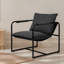 Chaise d'appoint d'extérieur rembourrée en métal Sling-104430806