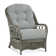 Chaise avec accoudoirs en rotin Everglade
