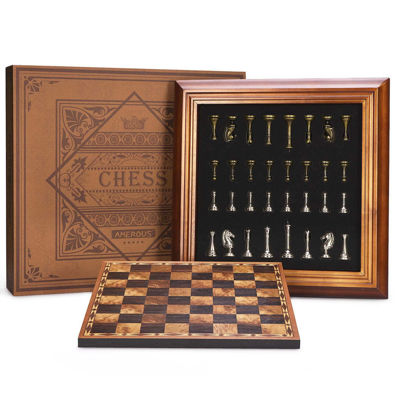 Bisiot 14'' L Manufactured Wood Game Set