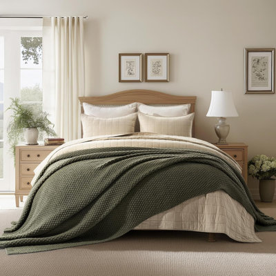 Chunky Chenille Knit Throw Blanket
