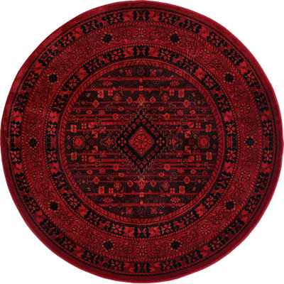 Tapis oriental en mélange rouge