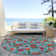Machine Washable Indoor/Outdoor Christmas Nutcracker Xhevrie Teal Rug