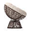 Chaise de patio pivotante avec coussin Tarquin-349612393-349612397