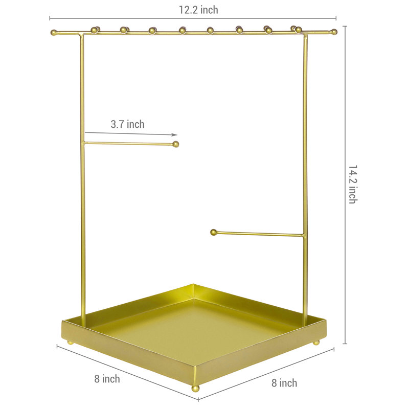 Metal Holder Necklace Hanger Jewellery Stand