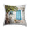 Blue Door & Tree Decorative Printed Throw Pillow Design by RileyB