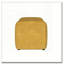 Banc rembourré en tissu capitonné, jaune moutarde-694854711