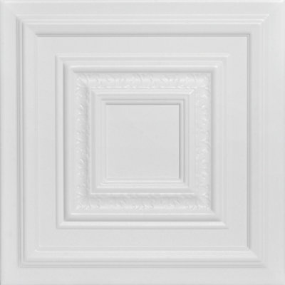 Carreau de plafond en polystyrène Chestnut Grove 1,6 pi x 1,6 pi