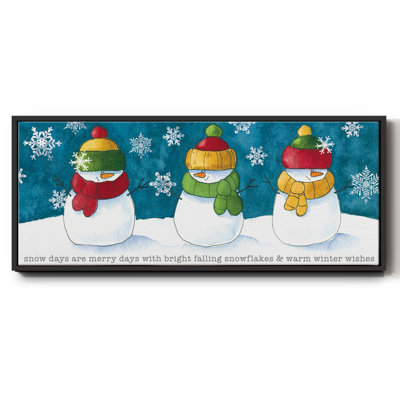 A Frosty Kiss - toile encadrée