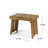 Weather-Resistant Solid Wood Outdoor Side Table-274868196