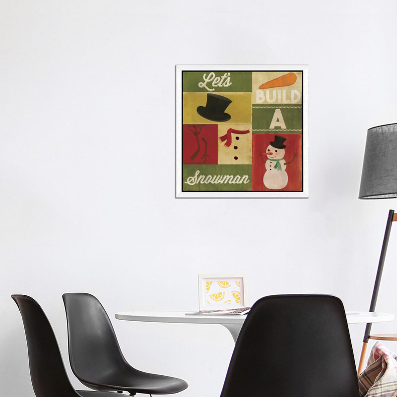 Print on Canvas, 93.98 cm H x 93.98 cm W, White Floater Framed