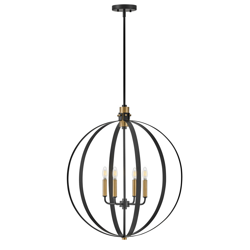 Cirque 4 - Light Dimmable Lantern Globe Chandelier