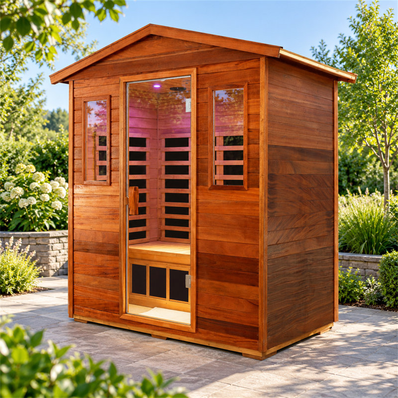 Bsetrgvrt 3 - Person Indoor FAR Infrared Sauna in Mahogany