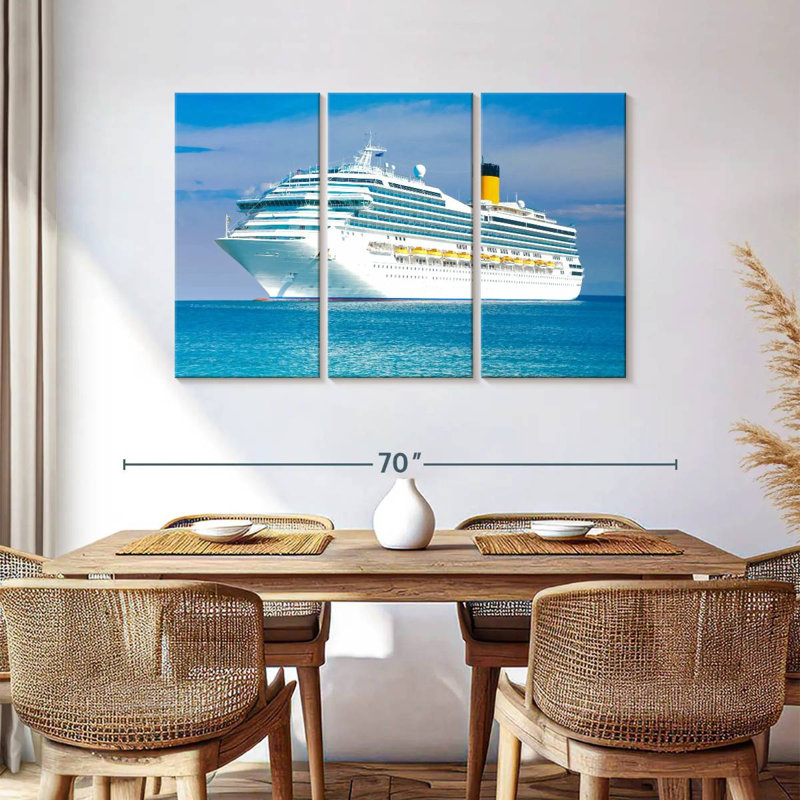 Mehar Large Ship, 36" H x 57" W