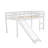Allain Twin Solid Wood Loft Bed with Slide by Harper&Bright Designs-1725133606