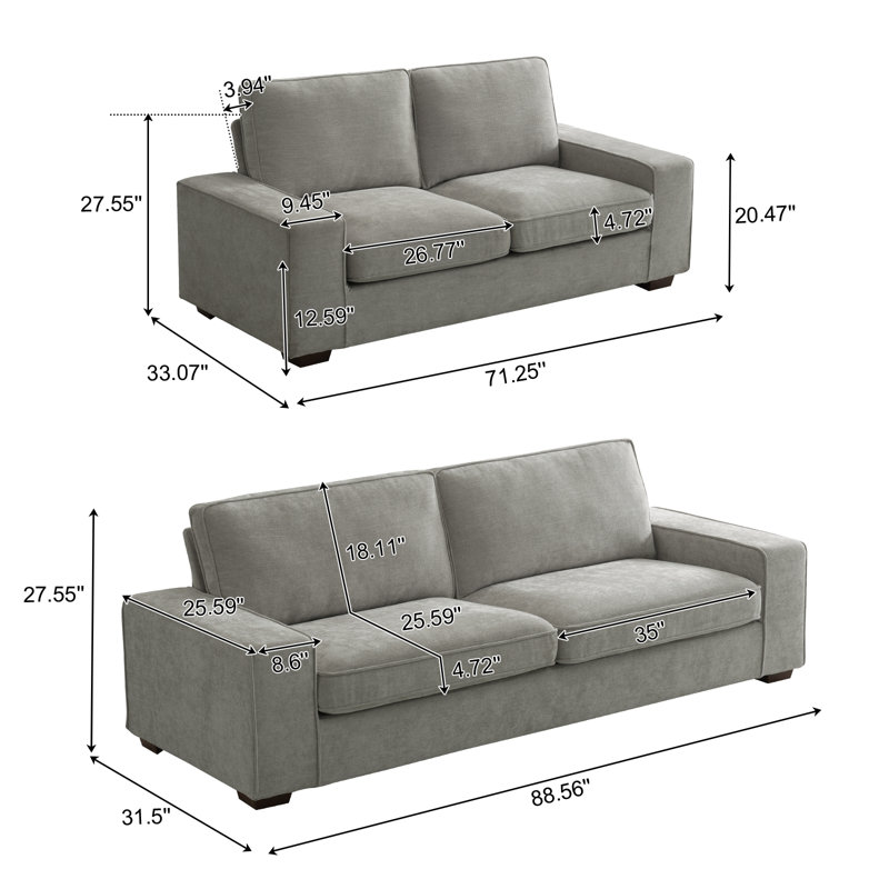 Jayaign 71,36 po, Chenille vert clair
