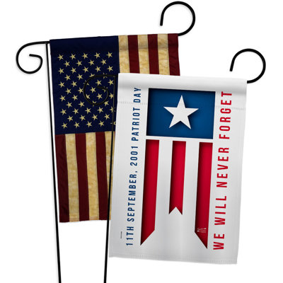 Double Sided 18.5'' H x 13'' W Polyester Garden Flag