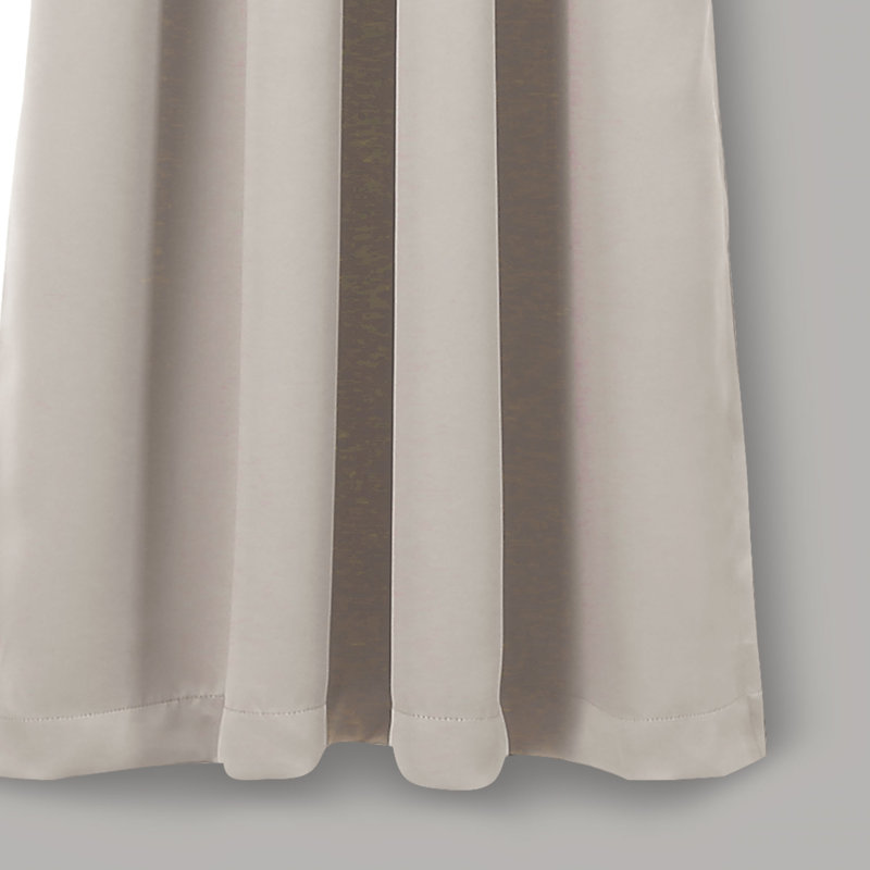 Blackout Curtain Pair, Wheat, 132cm W x 305cm L