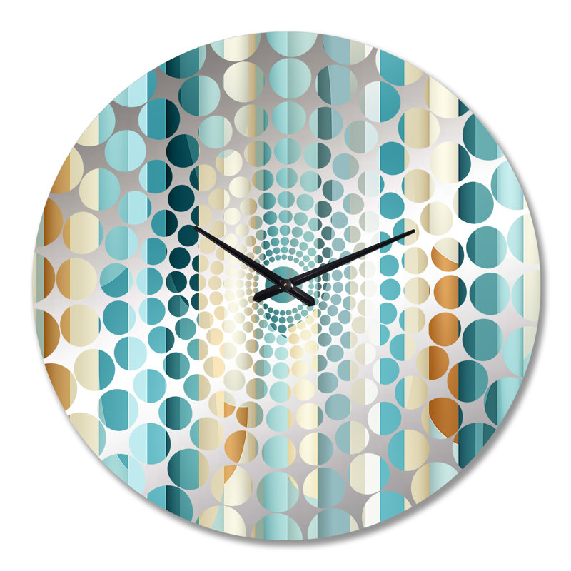 Horloge murale rayée Zen Tranquility, Très grand