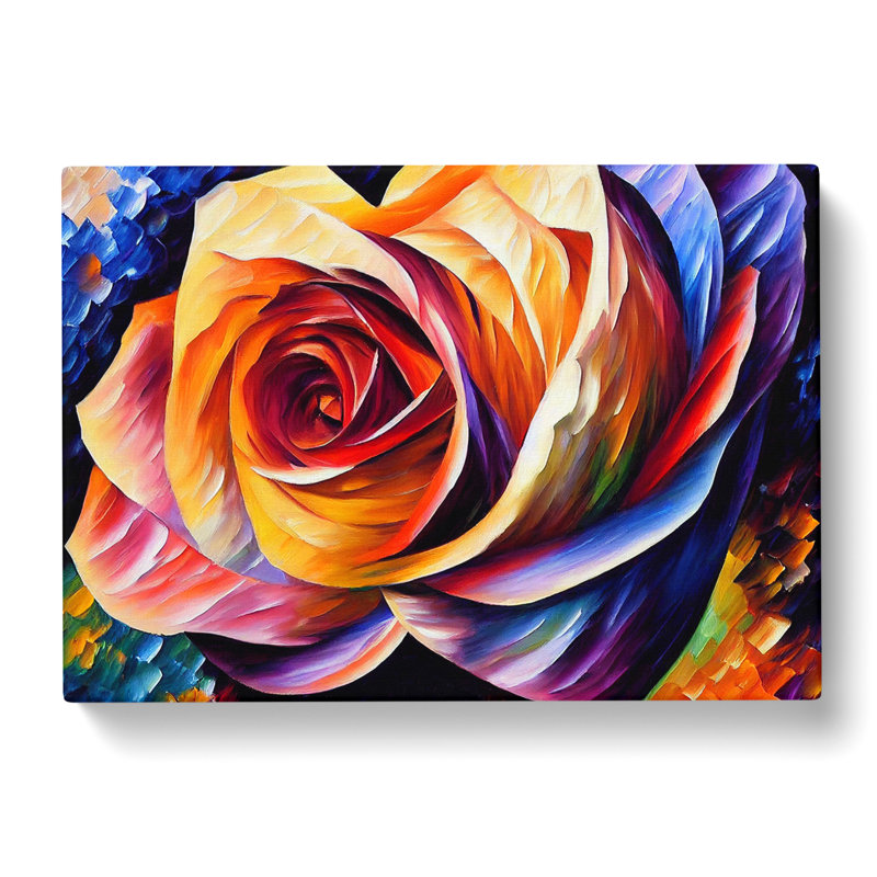 Rose Painting Vol.2 - Wrapped Canvas, 40cm H x 60cm W x 3cm D